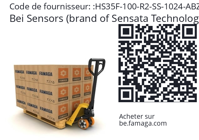   Bei Sensors (brand of Sensata Technologies) HS35F-100-R2-SS-1024-ABZC-5V/V-SM18-EX-S